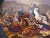 Large Hand-Painted Wall Charger Plate Depicting Roman Battle with Semi Nude Sabine Woman, 1866 For Sale - Image 15 of 18