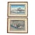 Vintage Japanese Woodblock Prints After Hiroshige – Uchida Publisher, Tokyo – Framed - a Pair For Sale