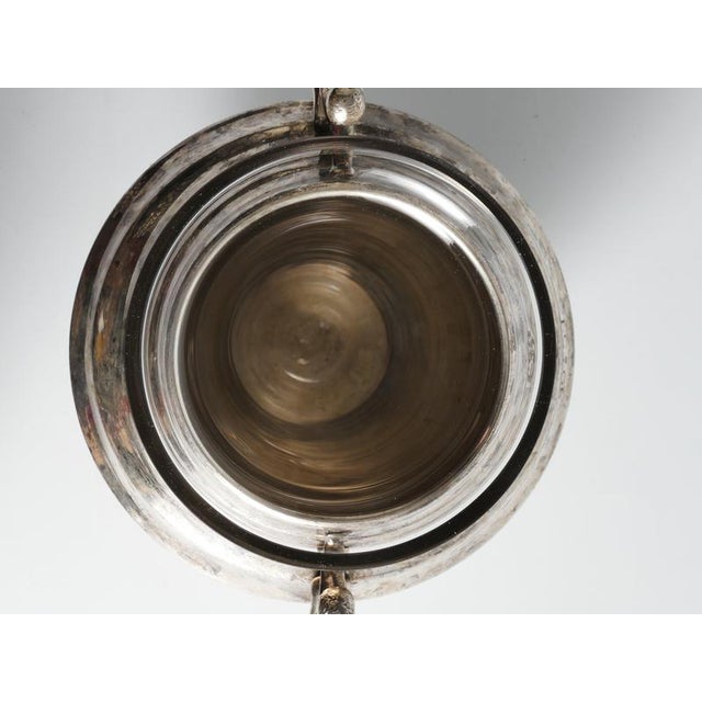 Art Deco Silver-Plated Globe Vase with Handles, Sweden, 1950s For Sale - Image 11 of 18
