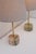 Mid-Century Modern Italian Onyx and Brass Table Lamps, Set of 2 For Sale - Image 4 of 13