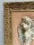 Victorian Antique Bisque Lovers Porcelain Figural Gold Wood Frame For Sale - Image 3 of 7
