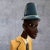 Vintage African Hand Carved Wood Colon Statue Gentleman Figure Yellow Suit 19" For Sale In Los Angeles - Image 6 of 10