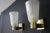 Mid-Century Modern Murano Pulegoso Golden Flakes Glass Sconces in the style of Barovier, 1990s, Set of 2 For Sale - Image 3 of 13
