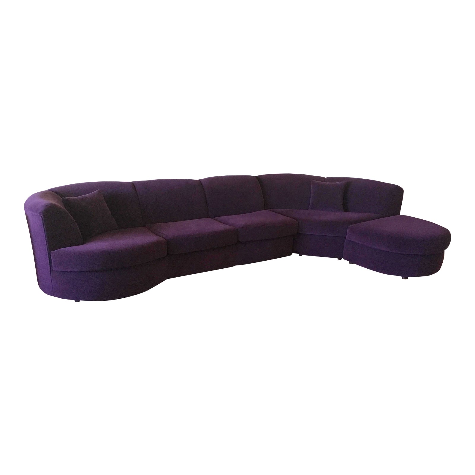 Weiman Sectional Sofa in Plum Chairish