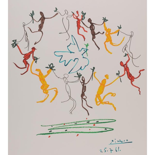 Pablo Picasso (1881-1973) (after) Round of Youth Color lithograph after a drawing by the artist Signed in the plate On...