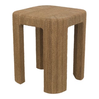 Rope End Table, Natural - Corso by Oggetti For Sale