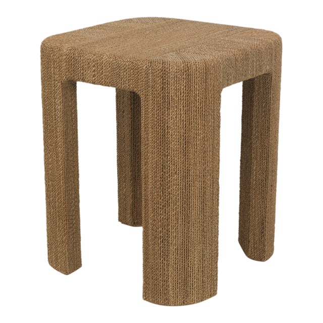 Rope End Table, Natural - Corso by Oggetti For Sale