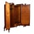 Wood Baroque Venetian Hand-Carved Walnut & Burl Walnut Wardrobe with Mirror, 1910s For Sale - Image 7 of 13