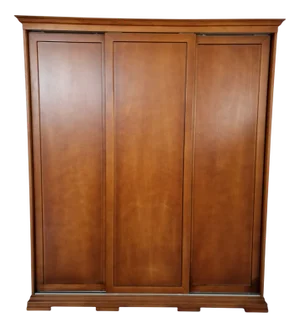 Large Wooden Wardrobe, 1980s