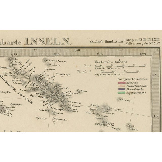 Map of Australia and New Zealand, 1857 For Sale - Image 3 of 13