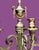Large French Louis XVI Style Bronze Three-Arm Wall Sconces, 1950s, Set of 2 For Sale - Image 18 of 18