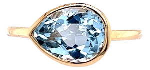 Natural Topaz Ring 6.5 14k Y Gold 3.15 TCW Certified