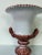Italian Hollywood Regency Neoclassical-Style Terracotta Glaze Urn Planter For Sale - Image 9 of 12