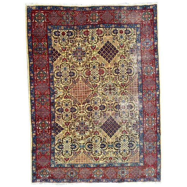 Antique Tabriz Rug, 1920s For Sale - Image 18 of 18