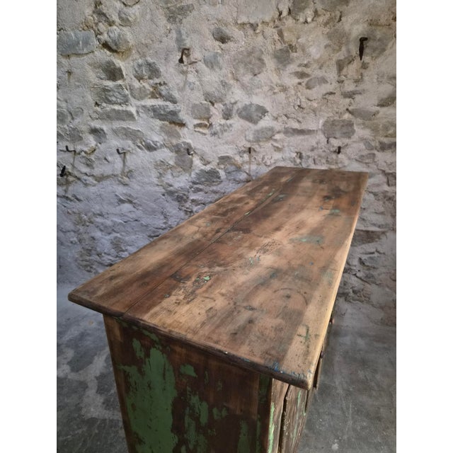 Brown 18th Century Rustic French Walnut Buffet Cabinet For Sale - Image 8 of 18