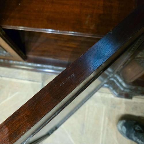 Wood Gillows Carved Mahogany Library Bookcase For Sale - Image 7 of 18