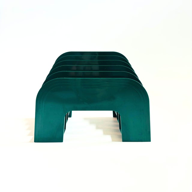 Vintage 1990s Eldon Green Plastic Desk Organizer For Sale - Image 4 of 12