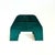 Vintage 1990s Eldon Green Plastic Desk Organizer For Sale - Image 4 of 12