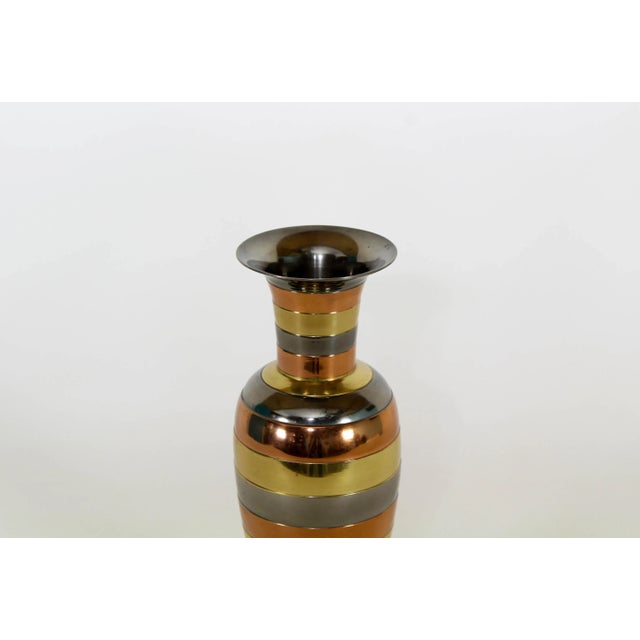 1970s Vintage MIX Metal Vase For Sale - Image 5 of 7