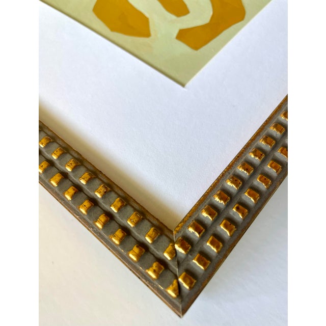 2026 "Prestazione" Abstract Still Life Painting on Cotton Paper by Artist r.k. Red For Sale - Image 4 of 4