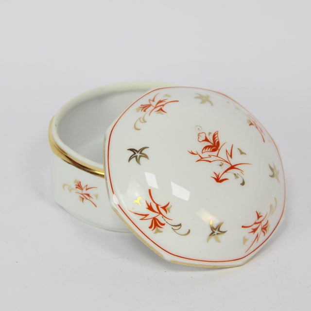 Art Deco Porcelain Box, Bavaria, 1930s For Sale - Image 3 of 6