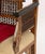 Red Pair of Moroccan Inlaid Walnut Armchairs For Sale - Image 8 of 12