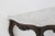 Baroque Antique Italian Console Table in Wood and White Marble, 1890 For Sale - Image 3 of 7