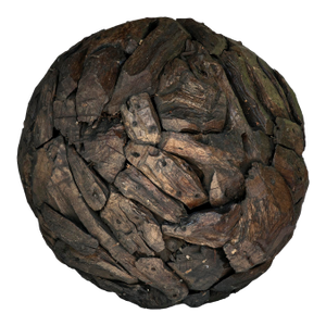 Large Driftwood Globe Sculpture