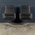 20th Century EA117 Chairs in Black Leather by Charles & Ray Eames for Vitra, 1950s, Set of 2 For Sale - Image 3 of 18