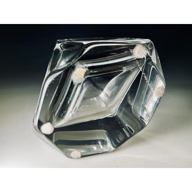 Diamond Vase by Kosta Boda for Sigurd Perrson, 1970s For Sale - Image 6 of 7