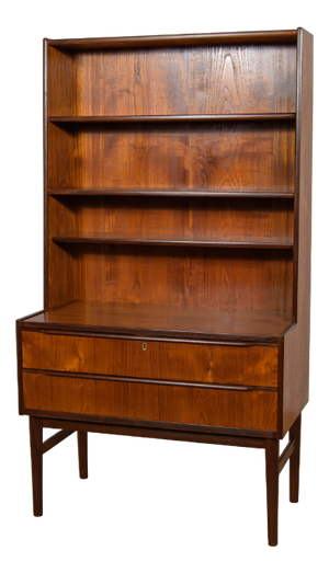 Mid-Century Teak Shelf, Denmark, 1970s