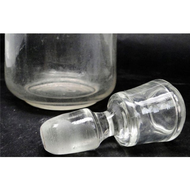 1930s Art Deco Carafe from Zawiercie Glassworks, Poland, 1930s For Sale - Image 5 of 6