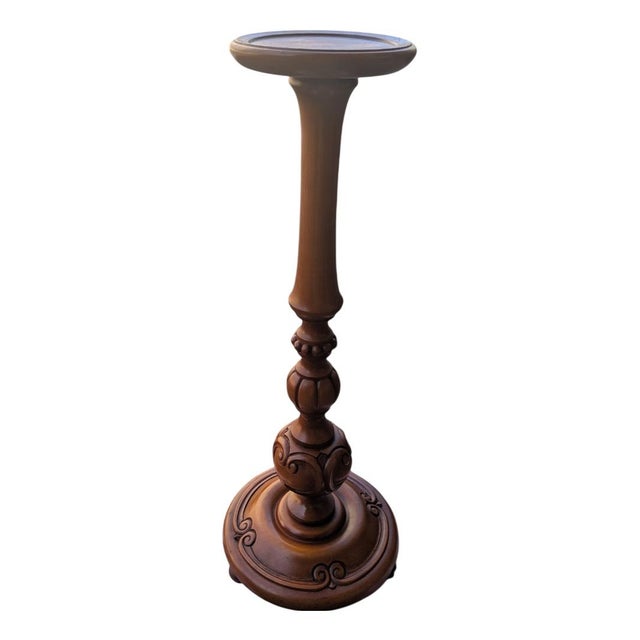 Vintage Hardwood Flower Stand, 1960s For Sale - Image 9 of 9