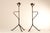 Mid-Century Modern Mid Century Pair Of Hand Forged Tabletop Candelabras For Sale - Image 3 of 12