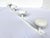 White Mid 20th Century French White Enamel Four Peg Coat Rack For Sale - Image 8 of 16