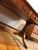 Alfonso Marina Regency Yew Wood Executive Writing Desk With Green Leather Top For Sale - Image 9 of 13