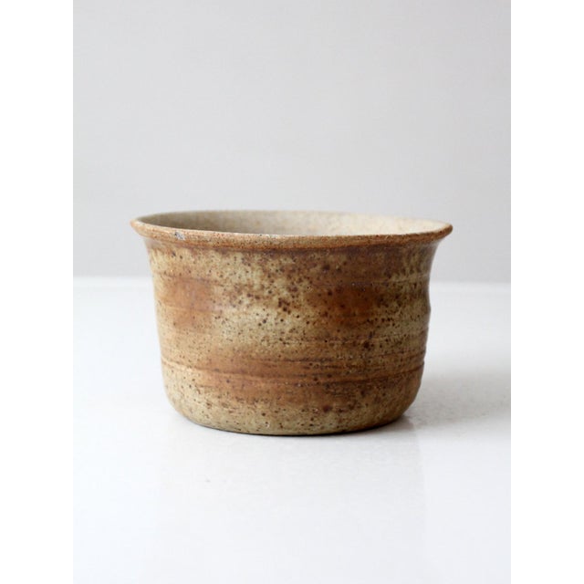 Vintage Studio Pottery Bowl Cachepot For Sale - Image 6 of 12