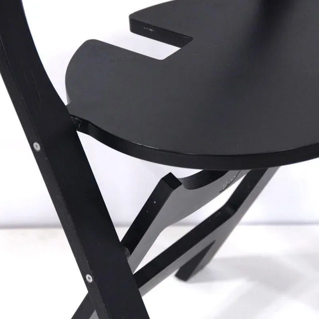 Wood Foldable Plywood Chairs, Denmark, 1990s, Set of 6 For Sale - Image 7 of 12