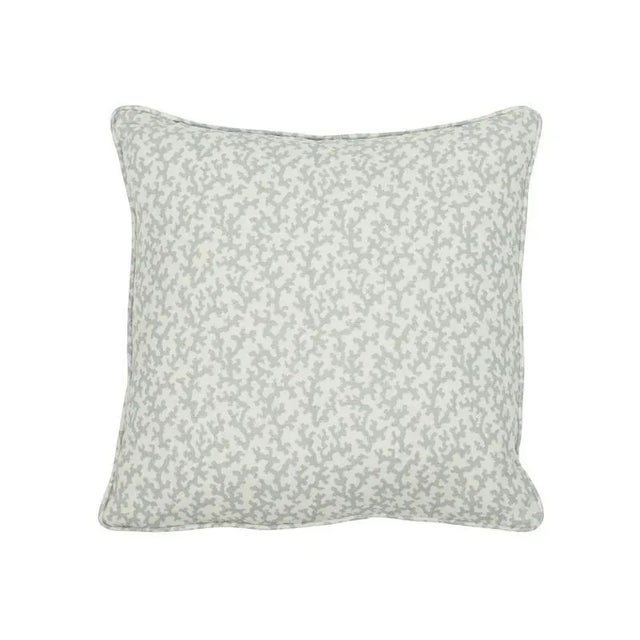 Schumacher Schumacher X Veere Grenney Folly 20" Pillow in Orpington Blue For Sale - Image 4 of 4
