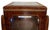 Mid 20th Century Versace Style Burl & Brass Greek Key Display Curio Vitrine. Italy, 20th Century. For Sale - Image 5 of 8