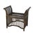 Add versatile seating with this pair of Brown Jordan rattan wing benches. Their distinctive silhouette features curved...
