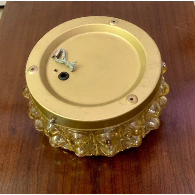 Metal Vintage Bubble Glass Bathroom Flush Mount or Sconce by E. S. Horn, 1970s For Sale - Image 7 of 12