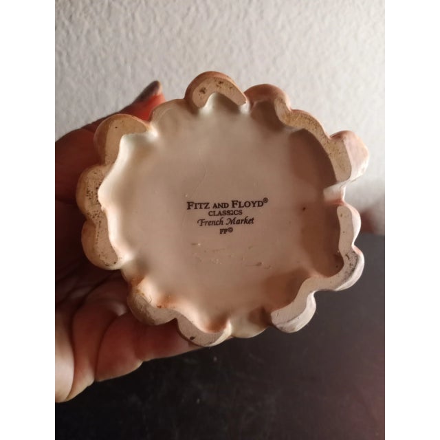 Art Deco 1980s Fitz & Floyd Ceramic Mini Pitcher or Creamer For Sale - Image 3 of 9