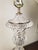 Vintage 1940 Paul Hanson Signed Baccarat Style Tall Crystal Table Lamp For Sale - Image 6 of 11