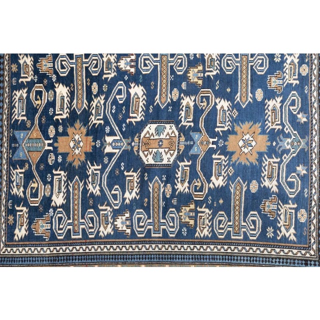 Late 19th Century Antique Shirvan Perpedil Rug 3'2'' x 4' For Sale - Image 5 of 11