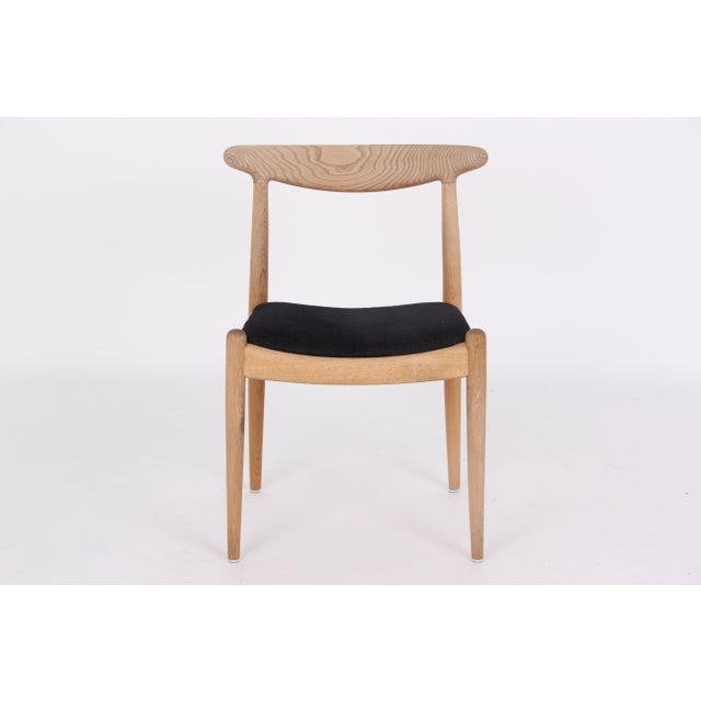 Oak W1 Dining Chairs by Hans J. Wegner for C. M. Madsen, Denmark, 1950s, Set of 6 For Sale - Image 6 of 17