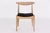 Oak W1 Dining Chairs by Hans J. Wegner for C. M. Madsen, Denmark, 1950s, Set of 6 For Sale - Image 6 of 17