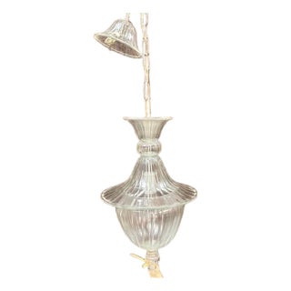 Hand Blown Venetian Glass Pendant For Sale