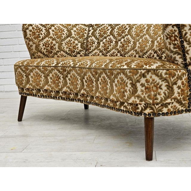 Vintage Danish Two-Seater Banana Sofa, 1960s For Sale - Image 13 of 18