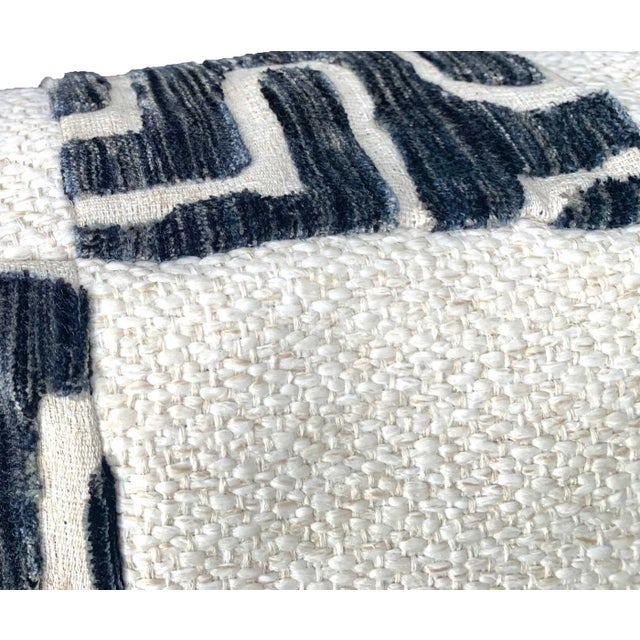 Onyx Velvet Lumbar Pillow Covers- A Pair For Sale - Image 4 of 5